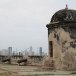 Cartagena´s defensive wall is still very much intact