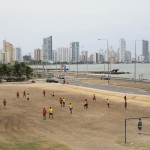 Very cool spot for playing (and watching) soccer, this is right next to the defensive wall