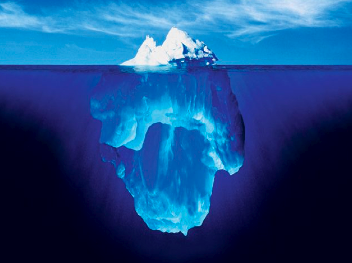 Foreign Cultures are Pictured as an Iceberg