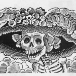 The original Calavera Catrina of José Guadalupe Posada.