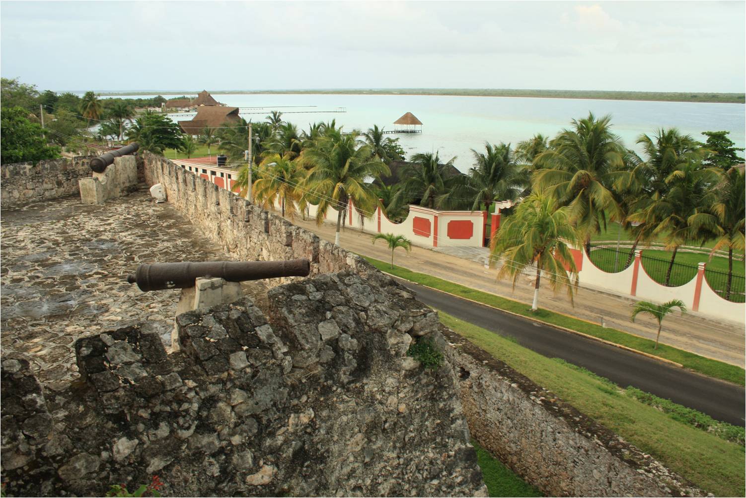 Fort of San Felipe and Bacalar Lagoon