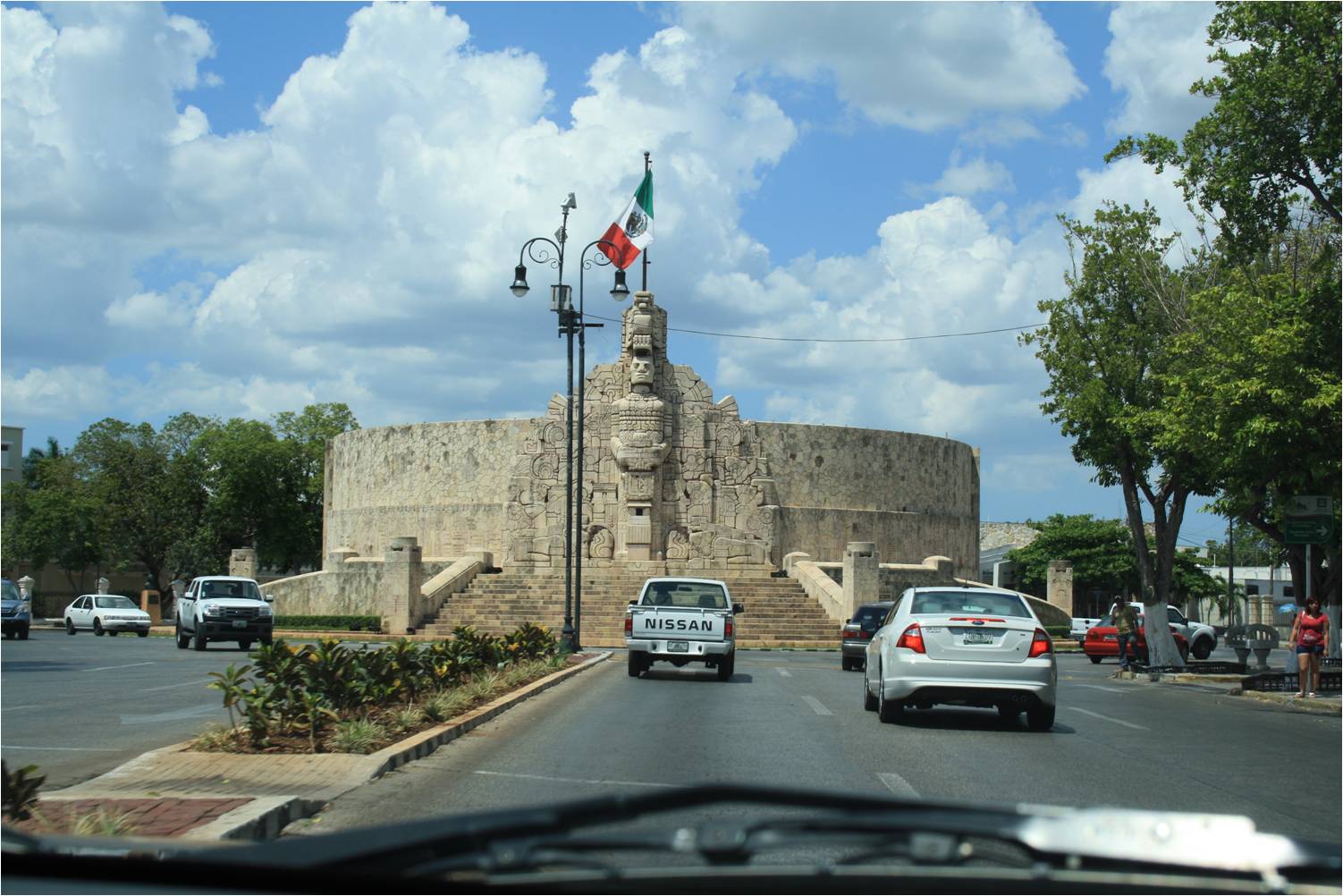Patria Monument in Paseo de Montejo
