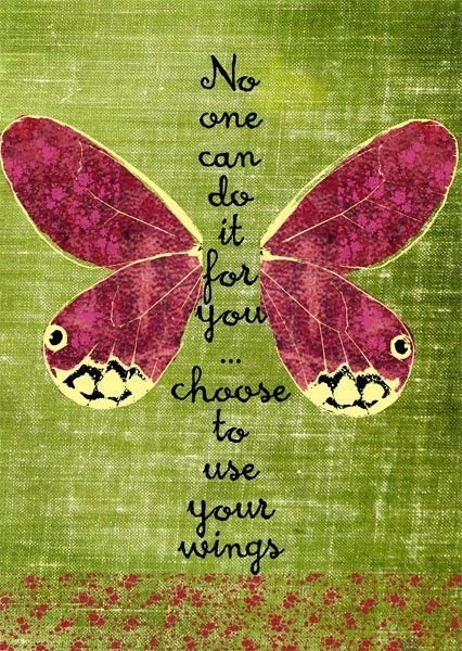 Choose to use your wings