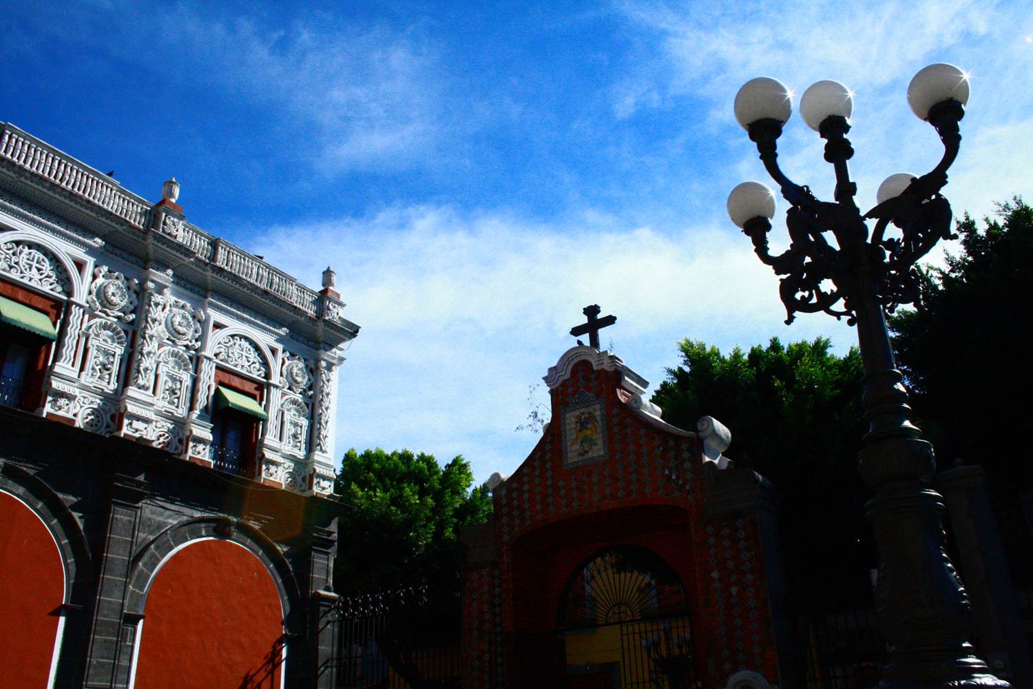 Entrance of the stunning Santo Domingo Church